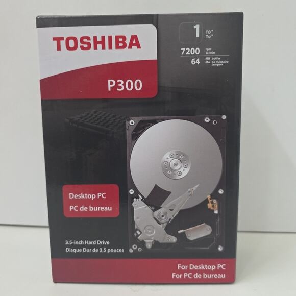 Toshiba Other - Toshiba P300 1 TB Internal 7200 RPM 3.5" (HDWD110XZSTA) Hard Drive QuikShp
